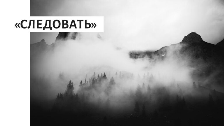 Следовать